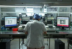 Quality inspection workstation for acoustic component production