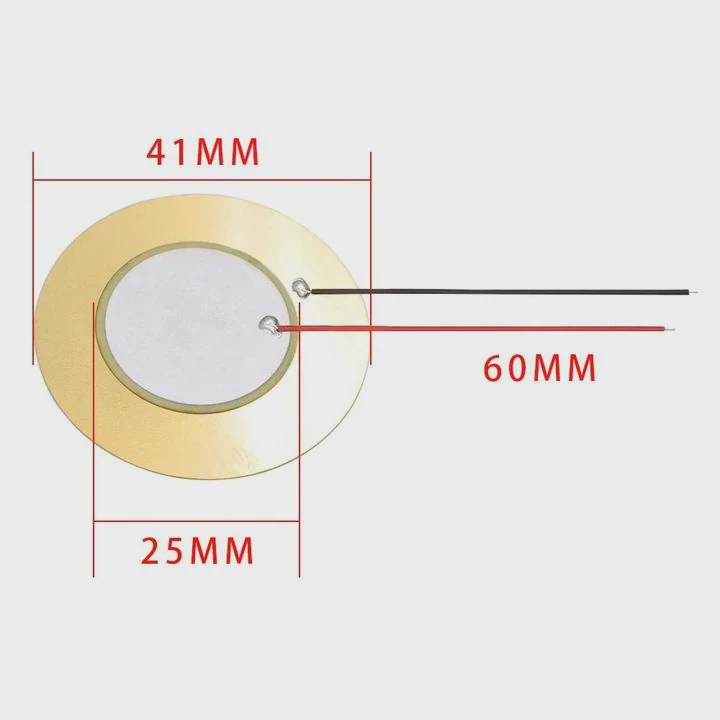 41Mm Piezo Ceramic Wafer