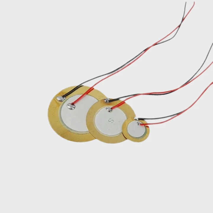 Piezo Ceramic Disc With Wire