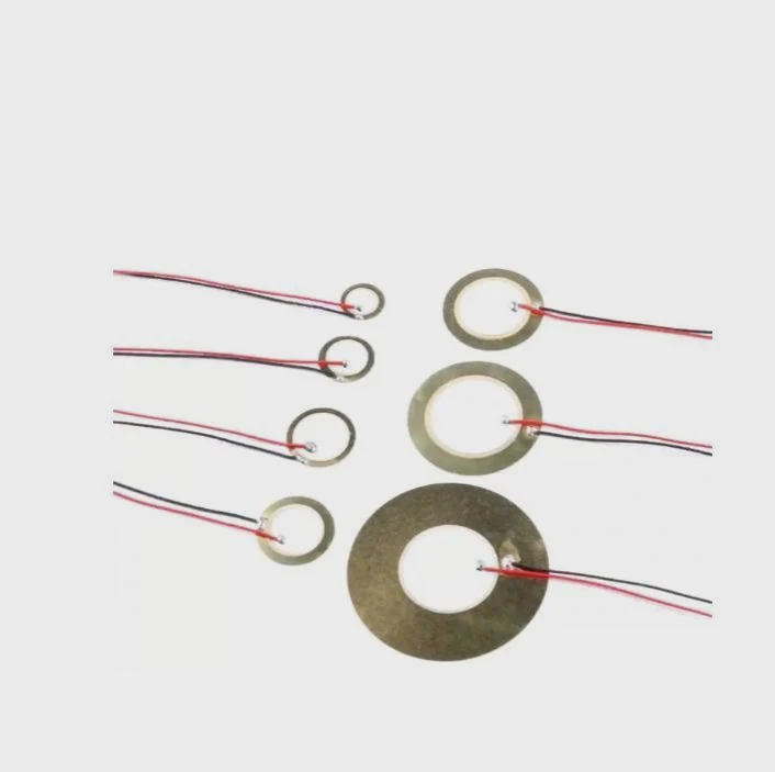12-50Mm Piezo Ceramic Discs With Leads