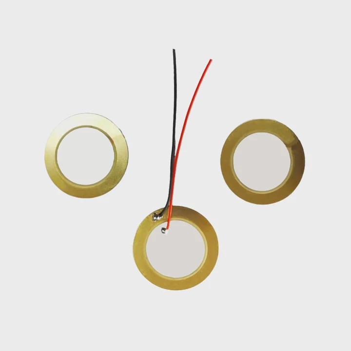 60Mm Pzt Ceramic Alarm Buzzer Disc