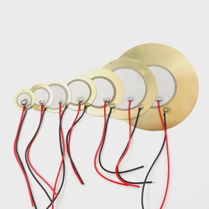 35Mm Wired Piezo Ceramic Wafer Sounder