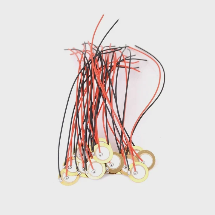 12Mm Copper Piezo Sounder Disc With Wire