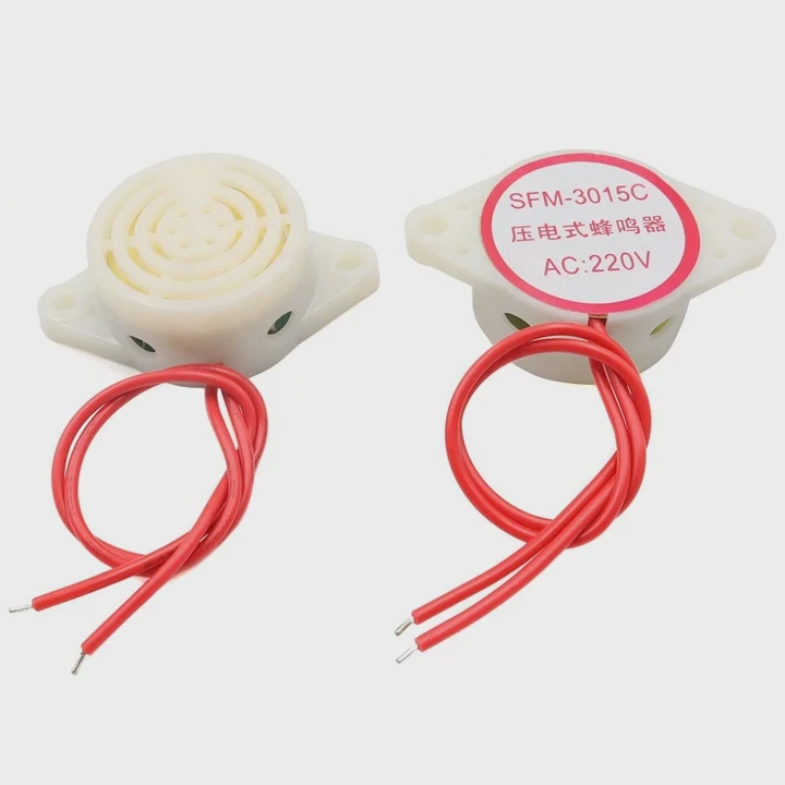 220V 110Db Continuous Piezo Buzzer
